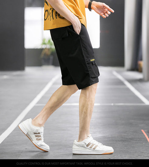 Men's Classic Relaxed Fit Running Athletic Cargo Shorts